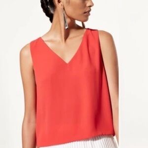 Aritzia Babaton sleeveless top orange medium